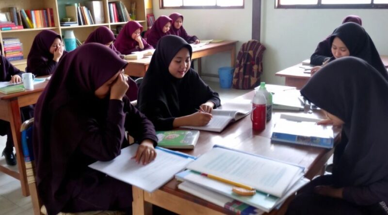 Kelas di Pondok Pesantren Sabilurrosyad Gasek.