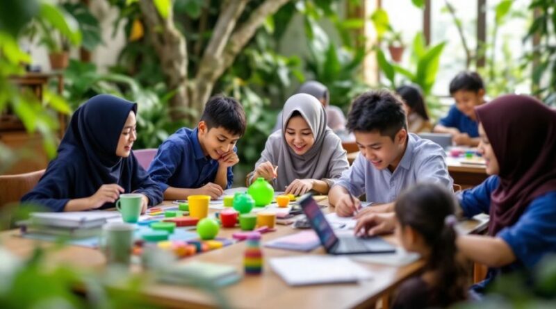 Kelas modern di Pondok Pesantren Sabilurrosyad Gasek.