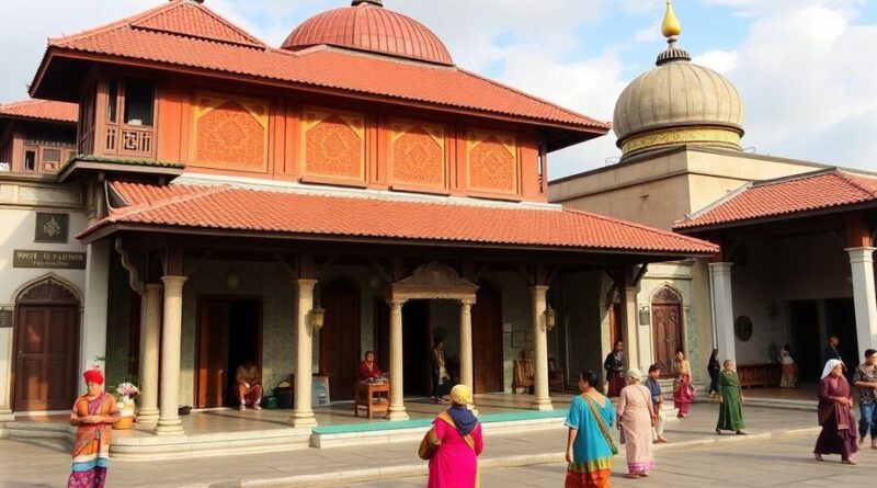 Arsitektur tradisional dan budaya Islam di Indonesia.